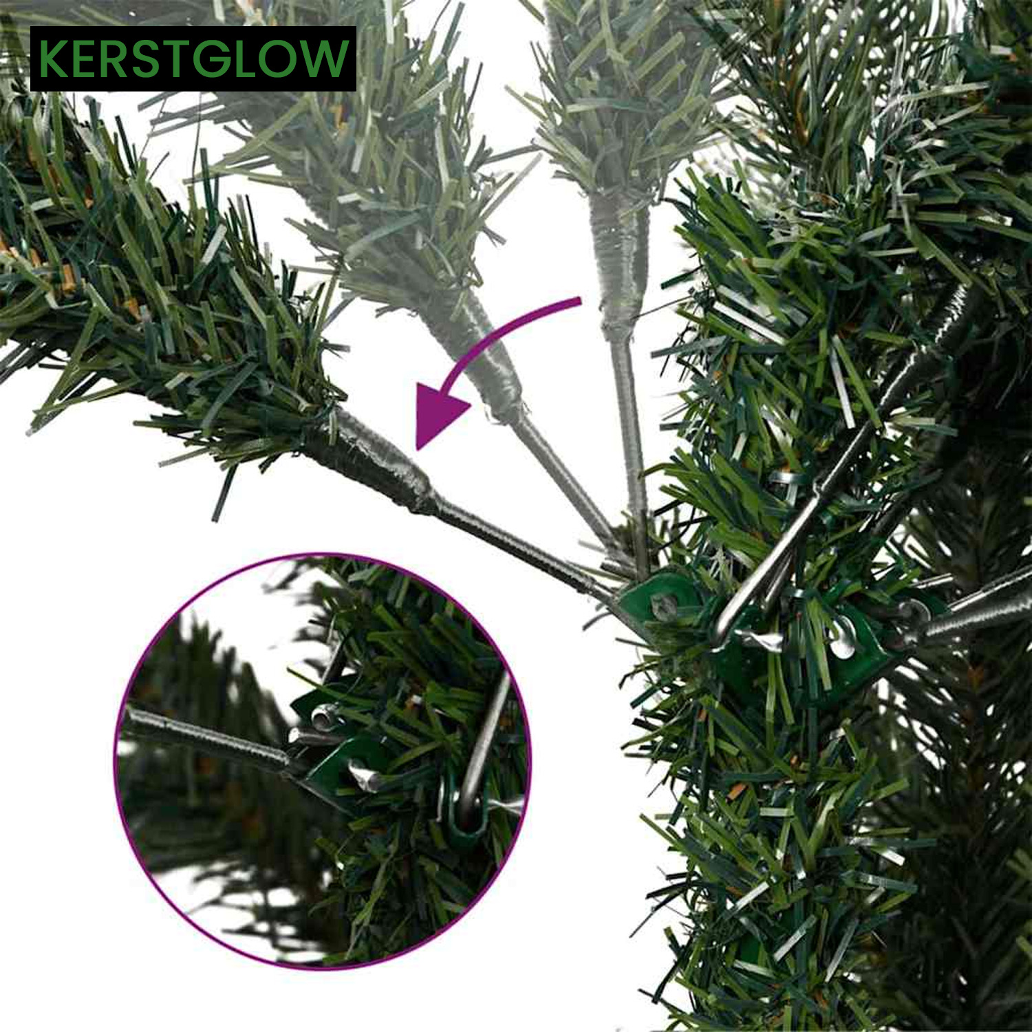 Kunstkerstboom van 180 cm 4