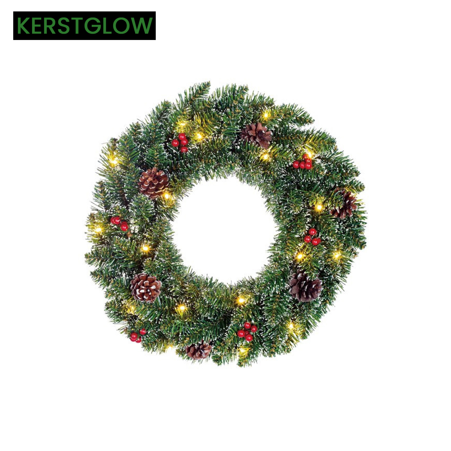 Premium Kerstkrans LED 45 cm