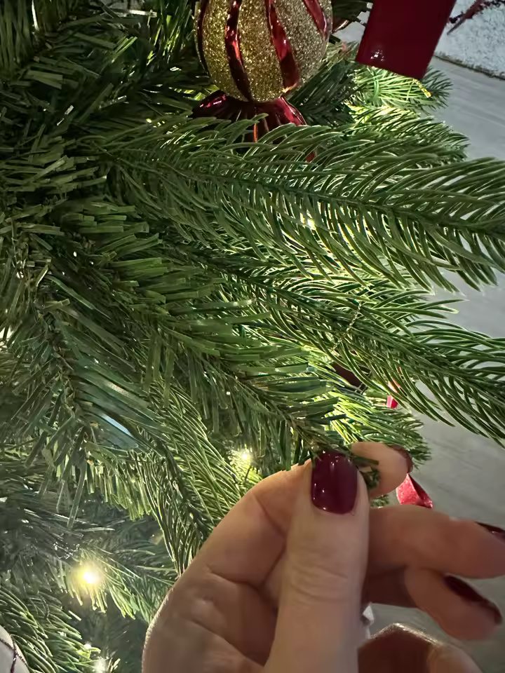 Premium Kunstkerstboom met LED-verlichting van 180 cm 5