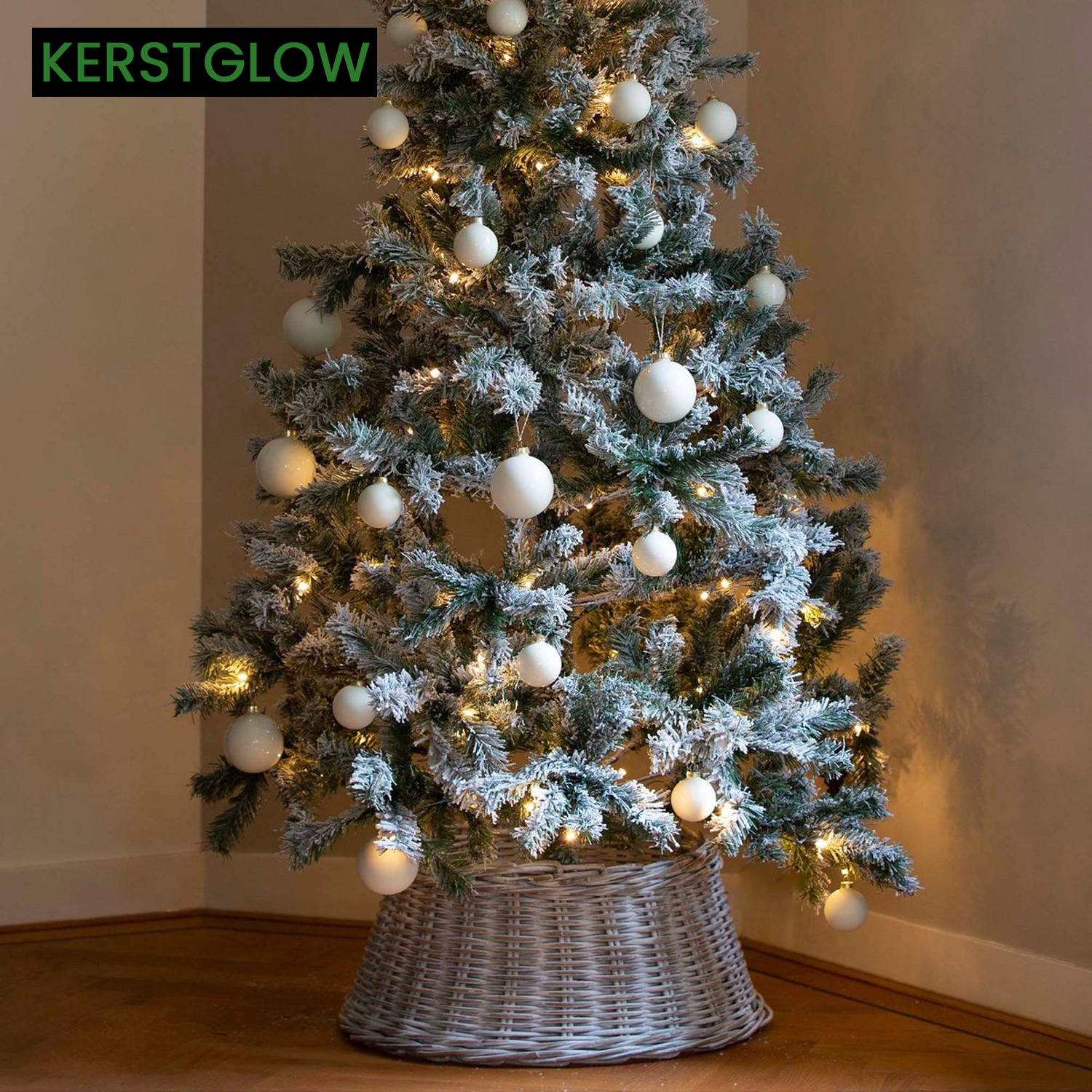 Kerstboomhuls Rotan Grijs 60 x 26 cm 3