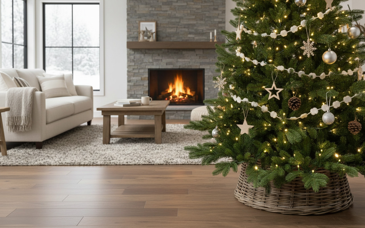 Kerstboomhuls Rotan 60 x 26 cm 6